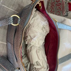 Hammitt Daniel Medium Bay Blue Snake